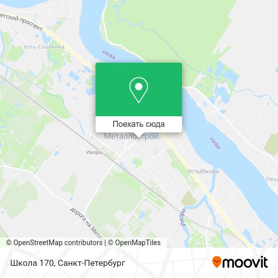 Карта Школа 170
