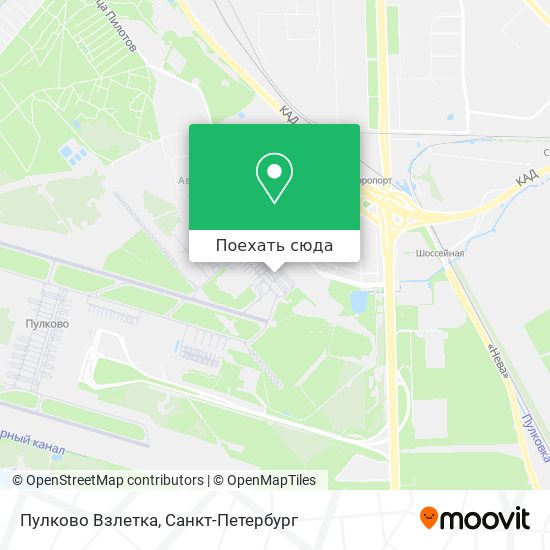 Карта Пулково Взлетка