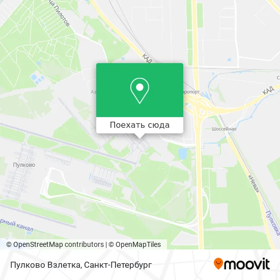 Карта Пулково Взлетка
