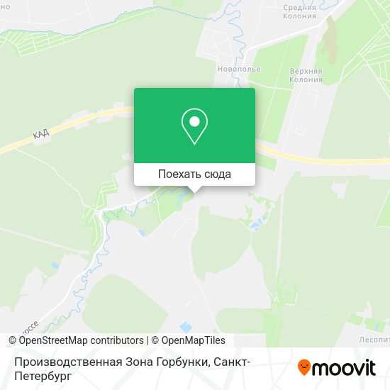 Карта Производственная Зона Горбунки