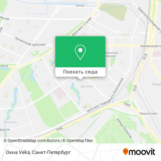Карта Окна Veka