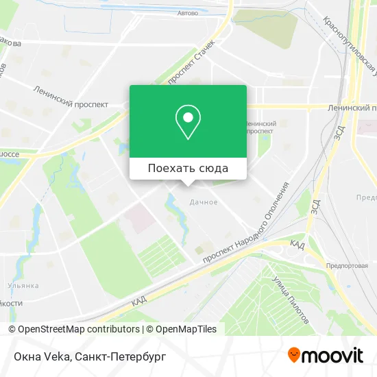 Карта Окна Veka