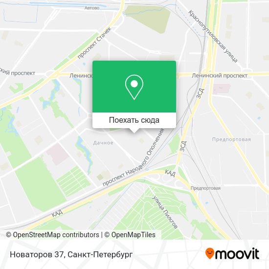 Карта Новаторов 37
