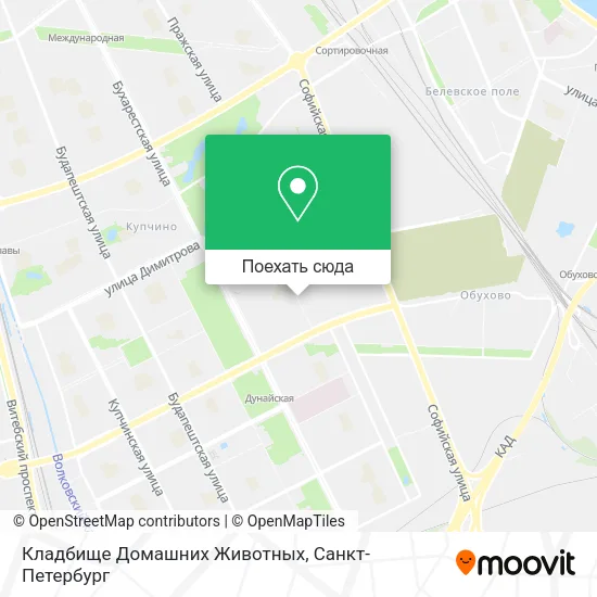 Карта Кладбище Домашних Животных