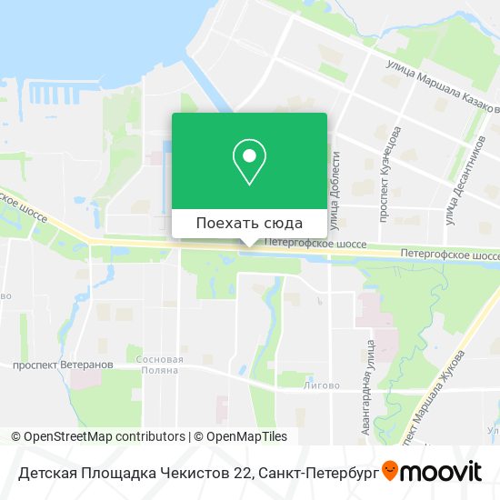 Карта Детская Площадка Чекистов 22