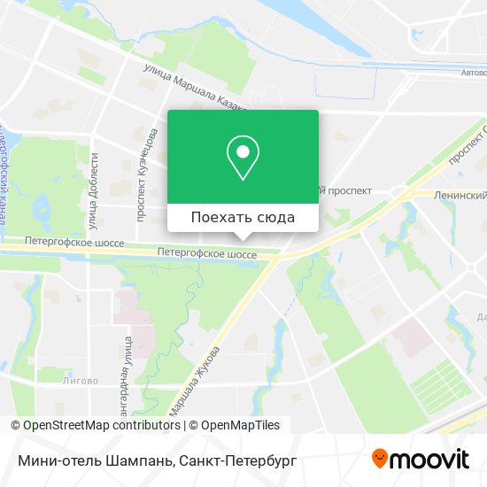 Карта Мини-отель Шампань