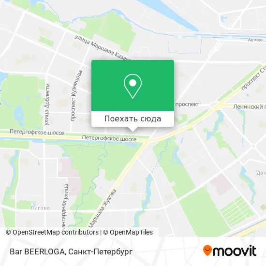 Карта Bar BEERLOGA