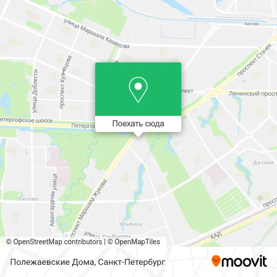 Карта Полежаевские Дома