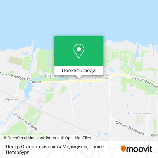 Карта Центр Остеопатической Медицины