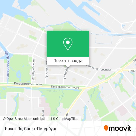 Карта Kassir.Ru