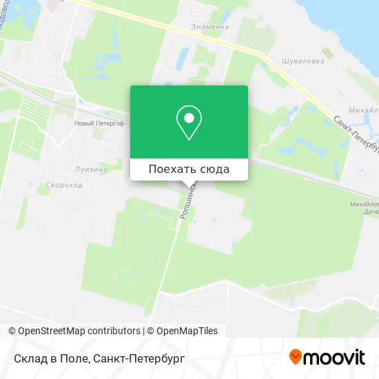 Карта Склад в Поле