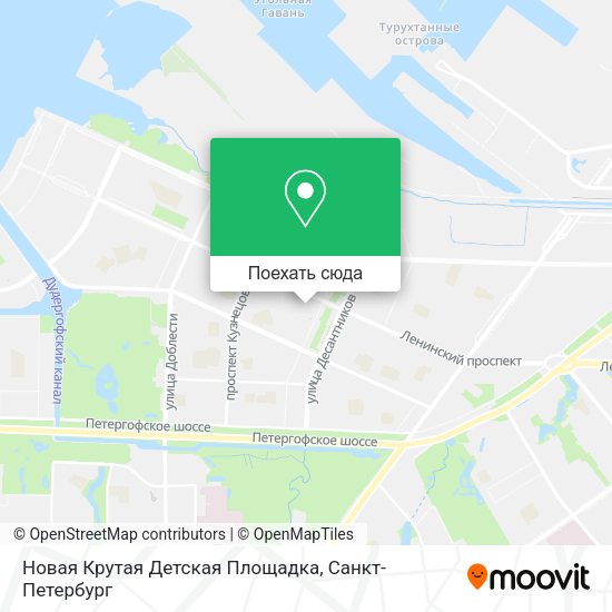 Карта Новая Крутая Детская Площадка