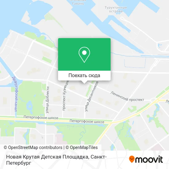 Карта Новая Крутая Детская Площадка