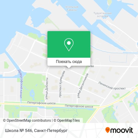 Карта Школа № 546
