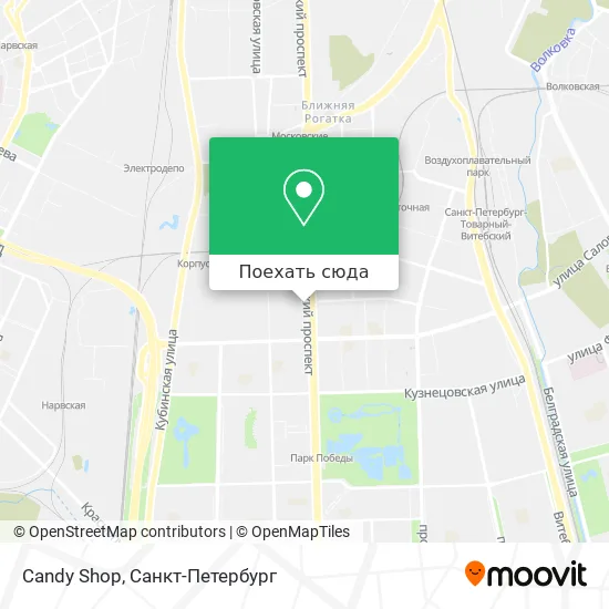 Карта Candy Shop