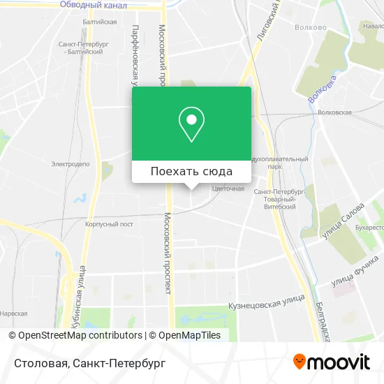 Карта Столовая