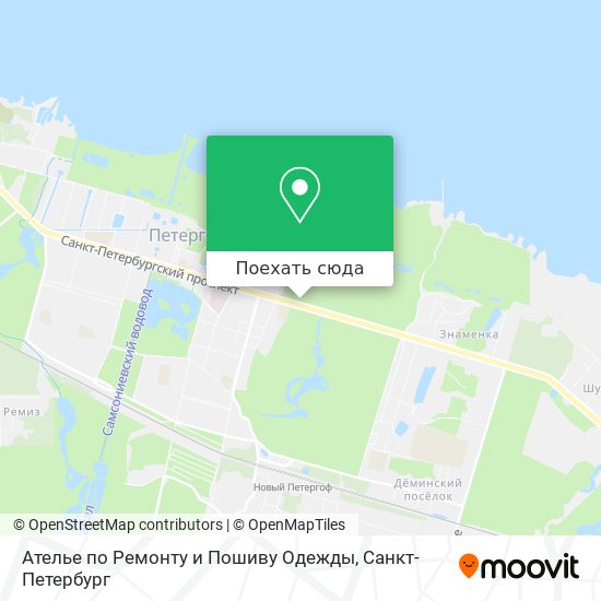Карта Ателье по Ремонту и Пошиву Одежды