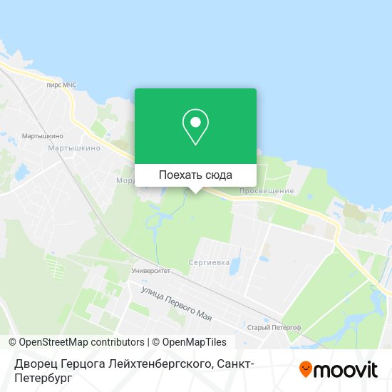 Карта Дворец Герцога Лейхтенбергского