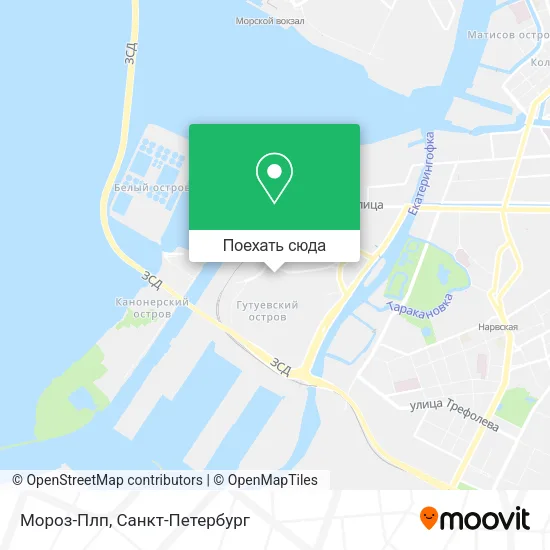 Карта Мороз-Плп