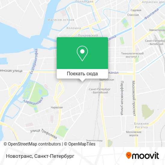 Карта Новотранс