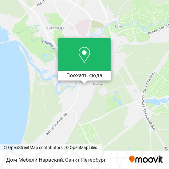 Карта Дом Мебели Нарвский