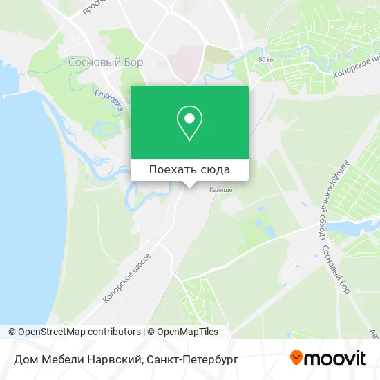 Карта Дом Мебели Нарвский