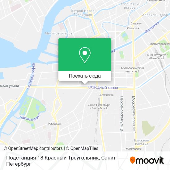 Карта Подстанция 18 Красный Треугольник