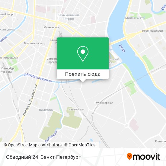 Карта Обводный 24