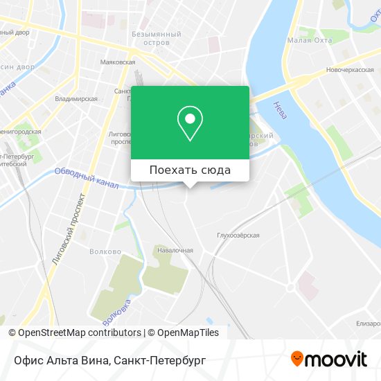 Карта Офис Альта Вина