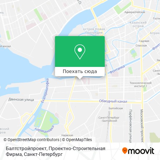 Карта Балтстройпроект, Проектно-Строительная Фирма