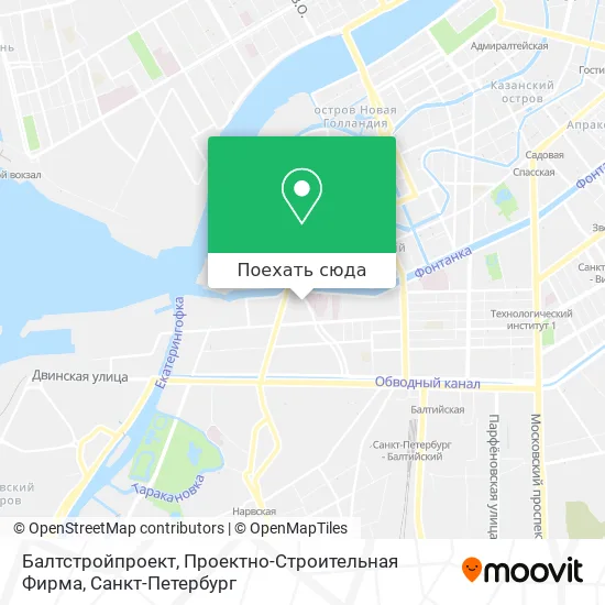 Карта Балтстройпроект, Проектно-Строительная Фирма