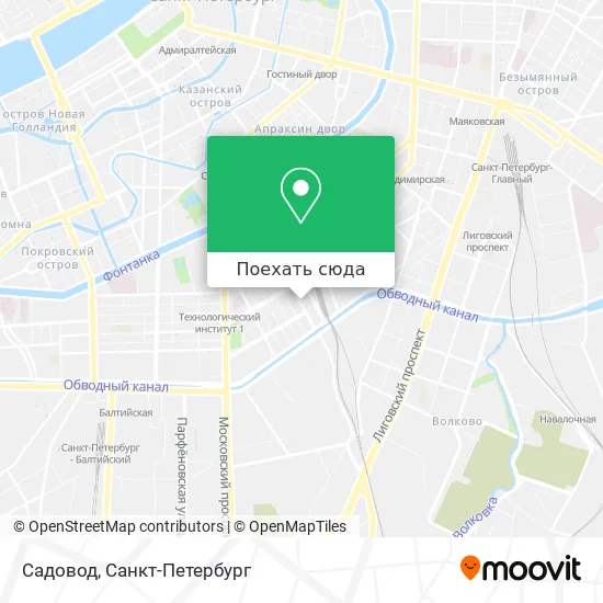 Карта Садовод