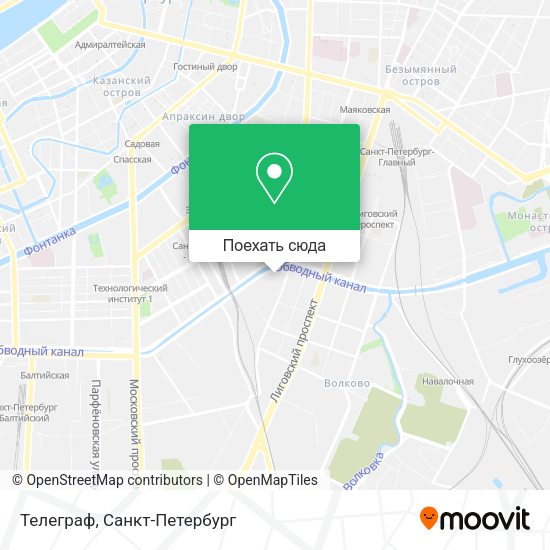 Карта Телеграф