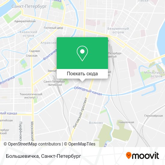Карта Большевичка