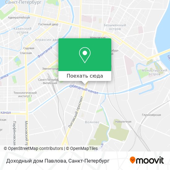 Карта Доходный дом Павлова