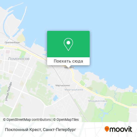 Карта Поклонный Крест