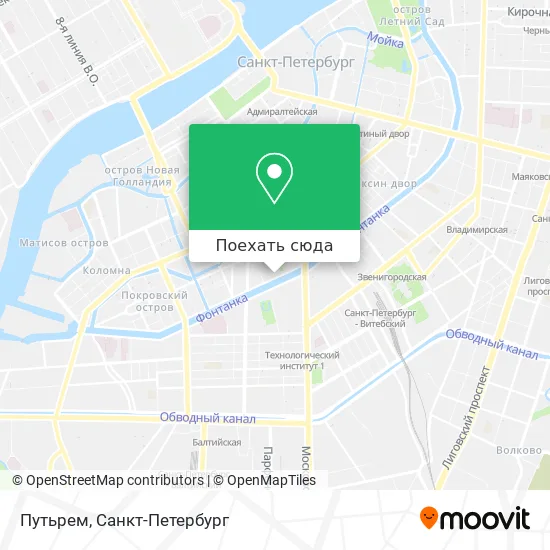 Карта Путьрем