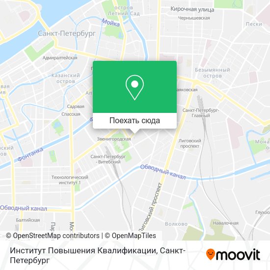 Карта Институт Повышения Квалификации