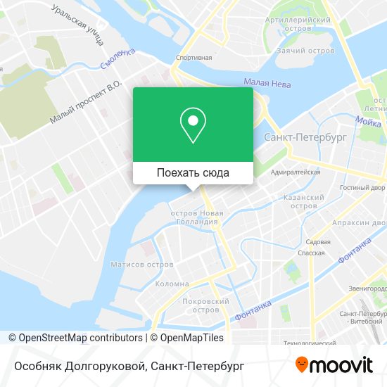 Карта Особняк Долгоруковой