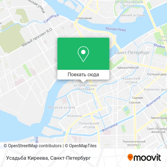 Карта Усадьба Киреева