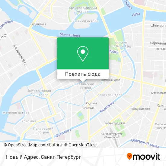 Карта Новый Адрес