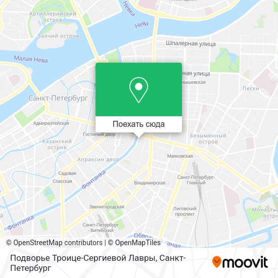 Карта Подворье Троице-Сергиевой Лавры
