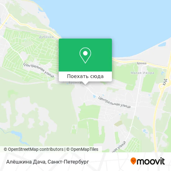 Карта Алёшкина Дача
