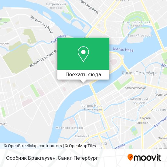 Карта Особняк Бракгаузен