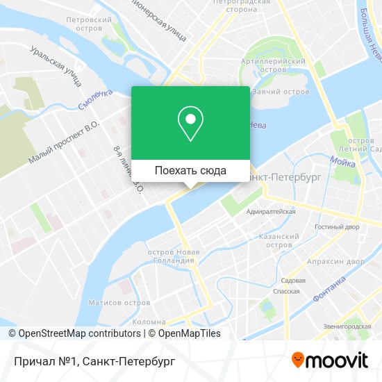 Карта Причал №1