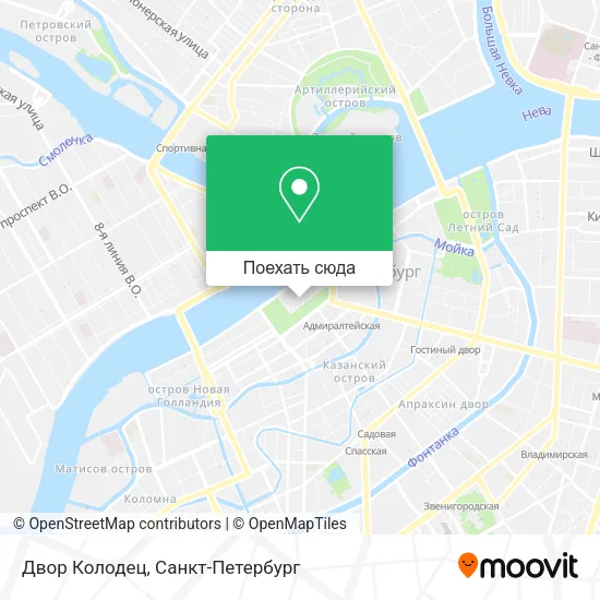Карта Двор Колодец