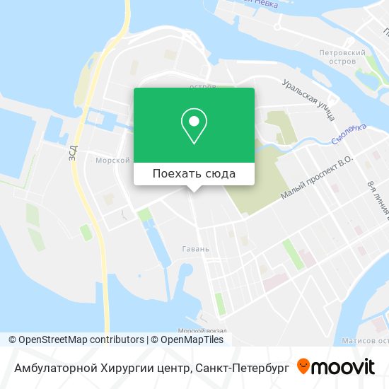 Карта Амбулаторной Хирургии центр