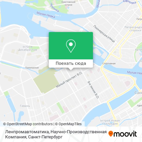 Карта Ленпромавтоматика, Научно-Производственная Компания