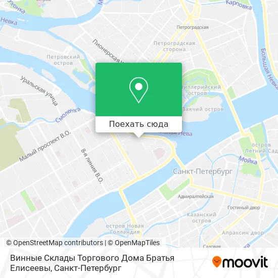 Карта Винные Склады Торгового Дома Братья Елисеевы