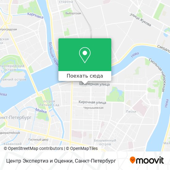Карта Центр Экспертиз и Оценки